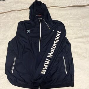 PUMA BMW men’s XL wind breaker waterproof jacket